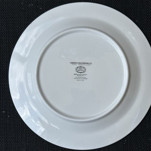 Merry Masterpiece Porcelain Plate "Honest, Kid I’m not Santa” 1999 Dayton Hudson - Picture 3 of 4